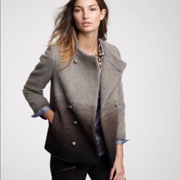 NWOT J. Crew Collection Ombré Horizon Coat - Picture 2 of 5